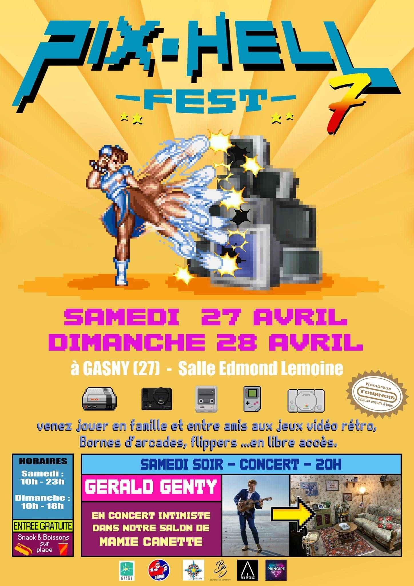 Nos jeux au festival Pix Hell Fest 7 des 27 et 28 avril 2024 à Gasny